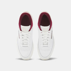 Reebok Club C 85 - White/Stucco/Maroon
