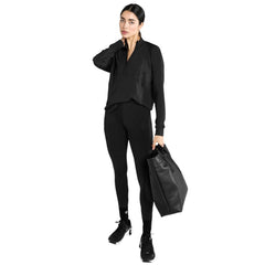 AZTEC DIAMOND BLACK LONG SLEEVE MESH SHIRT