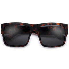 Sleek 58mm Square Frame Daily Dark Shades