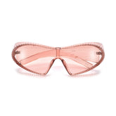 Monoblok Wraparound Sporty Futuristic Shield Sunnies