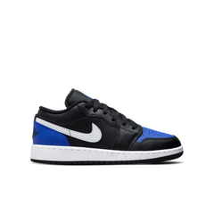 Big Kids' Air Jordan 1 Low "Black Royal Toe"