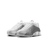 Big Kids' Nike Shox R4 "White Metallic Silver'