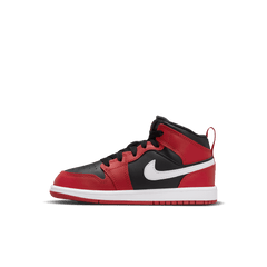 Little Kids' Jordan 1 Mid "Gym Red Black White"
