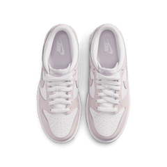 Big Kids' Nike Dunk Low "White Light Violet"