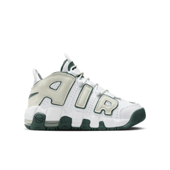 Big Kids' Nike Air More Uptempo "White Vintage Green"