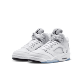 Big Kids' Air Jordan 5 Retro "White Metallic" (Unisex)