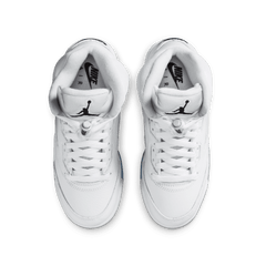 Big Kids' Air Jordan 5 Retro "White Metallic" (Unisex)