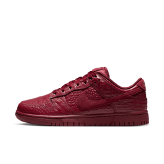Women's Nike Dunk Low "Team Red Croc"