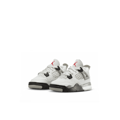 Baby/Toddler Jordan 4 Retro "White Cement" (TD)