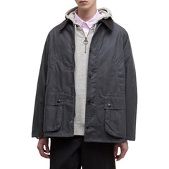 BARBOUR OVERSIZED BEDALE WAXED JACKET