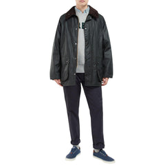 BARBOUR OVERSIZED BEDALE WAXED JACKET