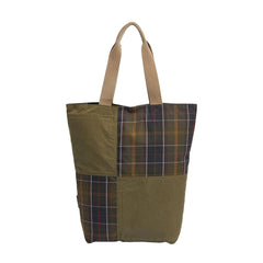 BARBOUR TRANSPORT PATCHWORK TOTE BAG