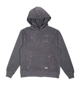 Stampd Tumbled Shadow Leopard Gray Hooded Sweatshirt For Men