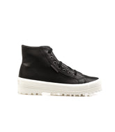 Superga 2341 Alpina Boot In Nappa Black Woman