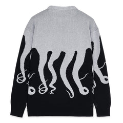 Octopus Original Jumper Tentacles Gray Men's Pullover