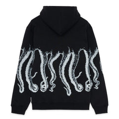 Octopus Censored Outline Hoodie Black Man