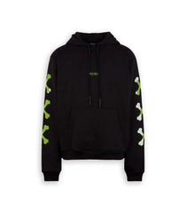 Phobia Logo Bones Hoodie Black