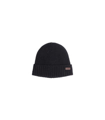 Barbour Carlton Scarf and Beanie Set Black