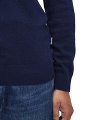 Barbour Marlow Crew Neck Sweater Blue Men