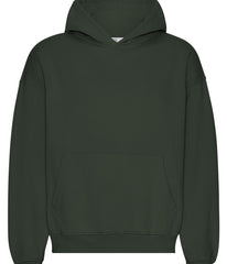 Oversized Green Hooded Sweatshirt