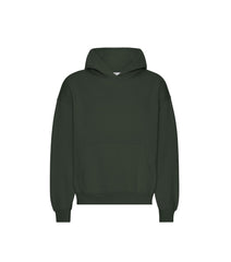 Oversized Green Hooded Sweatshirt