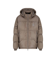 Piumino Armani X Lucido Marrone Uomo