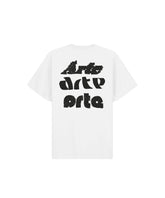 T-Shirt Arte Multi Arte Print Bianco