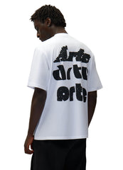 T-Shirt Arte Multi Arte Print Bianco
