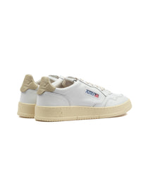 Autry Autry Medalist Low Leat White Beige Men