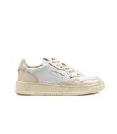 Autry Medalist Low Glossy White Pink Women
