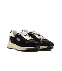 Autry Hyperway Low Man Suede Mesh Black