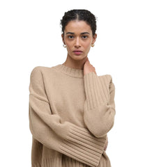 Barbour Sophia Knitted Jumper Beige Women's