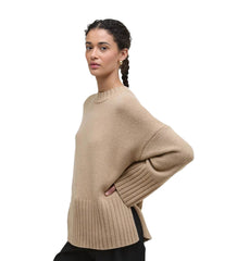 Barbour Sophia Knitted Jumper Beige Women's