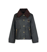 Barbour Cotton Wax Cot Outw Sage Ancient Donna