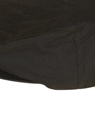 Barbour Wax Flat Cap Olive Green
