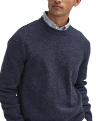 Barbour Men's Tainsbury Blue Spotted Sweater