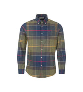 Barbour Check Flannel Shirt Eddertone Tailored Classic Tartan