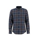Barbour Camicia Check Flanella Fortrose Tailored Midnight Oak