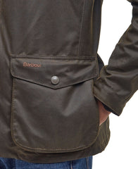 Barbour Ogston Wax Jacket Olive Green
