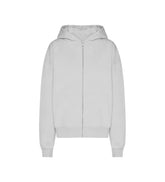 Colorful Standard Felpa Zip Oversized Cotone Organico Faded Grey Unisex