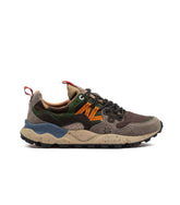 Flower Mountain Yamano 3 Suede Nylon Camo Dark Gray Anthracite Black Men