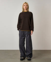 Gramicci Thermal Fleece Crew Tabacco