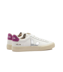 Veja Chromefree Leather Extra White Silver