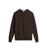 Woolrich Lambswool Crewneck Marrone Uomo