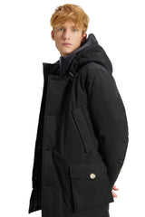 Woolrich Arctic Parka In Ramar Cloth Nero