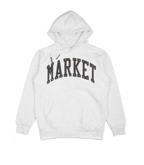 Market Arc Puff Hoodie Gray Man