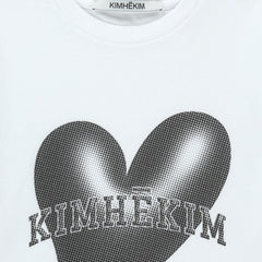 KIMHEKIM HEART BALLOON PRINT T-SHIRT