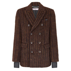 MARTINE ROSE DOUBLE BREASTED SHORT COAT