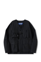 UNISEX V-NECK 3D POCKETS JACKET