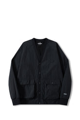 UNISEX FRONT POCKETS NYLON CARDIGAN